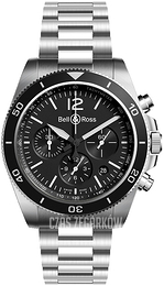 Bell & Ross Vintage Czarny/Stal Ø41 mm BRV394-BL-ST/SST