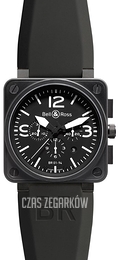 Bell & Ross BR 01-94 Czarny/Guma Ø46 mm BR0194-BL-CA