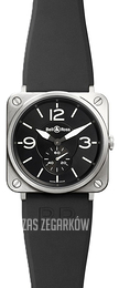 Bell & Ross BR S Quartz Czarny/Guma Ø39 mm BRS-BL-ST-SRB