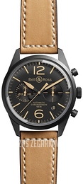 Bell & Ross BR 126 Czarny/Skóra Ø41 mm BRV126-HERITAGE