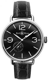 Bell & Ross WW1 Czarny/Skóra Ø45 mm BRWW197-BL-ST