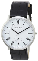 Bering Classic Biały/Skóra Ø39 mm 11139-407