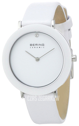 Bering Ceramic Biały/Skóra Ø34 mm 11435-654