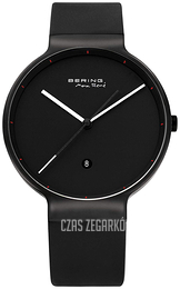 Bering Max Rene Czarny/Guma Ø39 mm 12639-822