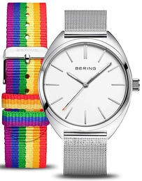 Bering Freedom Srebrny/Stal Ø40 mm 127220-40-000