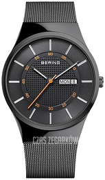 Bering Classic Czarny/Stal Ø39 mm 12939-222
