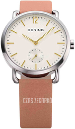 Bering Classic Beżowy/Skóra Ø38 mm 13238-603