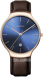 Bering Niebieski/Skóra Ø38 mm 13338-567