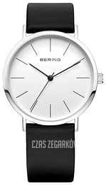 Bering Classic Biały/Skóra Ø36 mm 13436-404