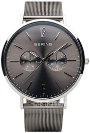 Bering Classic Szary/Stal Ø40 mm 14240-308