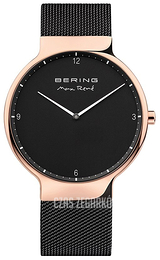 Bering Max Rene Czarny/Stal Ø40 mm 15540-262