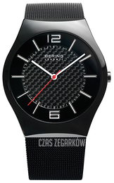 Bering Ceramic Czarny/Stal Ø40 mm 32039-449