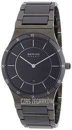 Bering Ceramic Czarny/Stal Ø39 mm 32239-748