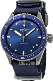 Blancpain Fifty Fathoms Niebieski/Tkanina Ø43.6 mm 5000-0240-NAOA