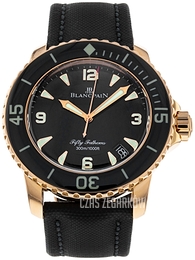 Blancpain Sport Fifty Fathoms Czarny/Tkanina Ø45 mm 5015-3630-52A