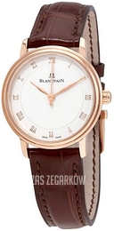 Blancpain Villeret Biały/Skóra Ø29.2 mm 6104-3642-55A