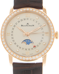 Blancpain Villeret Biały/Skóra Ø29.2 mm 6126-2987-55A