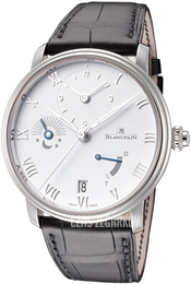 Blancpain Villeret Szary/Skóra Ø40 mm 6660-1127-55B
