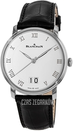 Blancpain Villeret Biały/Skóra Ø40 mm 6669-1127-55B