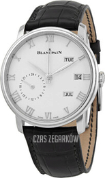 Blancpain Villeret Biały/Skóra Ø40 mm 6670-1127-55B