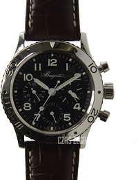 Breguet Type XX Czarny/Skóra Ø39 mm 3800ST-92-9W6