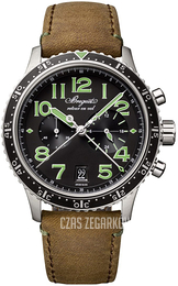 Breguet Type Xxi Czarny/Skóra Ø42 mm 3815TI-HM-3ZU