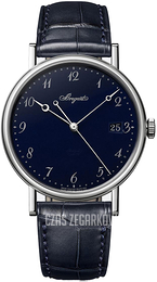 Breguet Classique Niebieski/Skóra Ø38 mm 5177BB-2Y-9V6