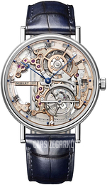 Breguet Classique Szkieletowa tarczy/Skóra Ø41 mm 5395PT-RS-9WU