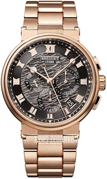 Breguet Marine Szary/18 karatowe różowe złoto Ø42.3 mm 5527BR-G3-RW0