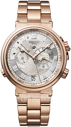 Breguet Marine Srebrny/18 karatowe różowe złoto Ø40 mm 5547BR-12-RZ0