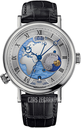 Breguet Classique Srebrny/Skóra Ø44 mm 5717PT-EU-9ZU