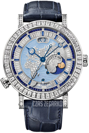 Breguet Classique Srebrny/Skóra Ø43 mm 5719PT-EU-9ZV-DD0D