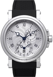 Breguet Marine Srebrny/Guma Ø42 mm 5857ST-12-5ZU
