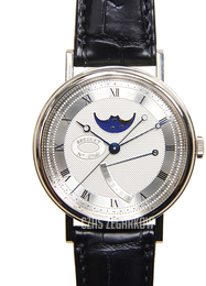 Breguet Classique Srebrny/Skóra Ø39 mm 7787BB-12-9V6