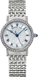 Breguet Classique Biały/18 karatowe białe złoto Ø30 mm 8068BB-52-BC0-DD00