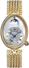 Breguet Reine De Naples Czarny/18 karatowe żółte złoto Ø28.45 mm 8908BA-52-J20-D000
