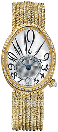 Breguet Reine De Naples Biały/18 karatowe żółte złoto Ø28.45 mm 8918BA-58-J39-D00D