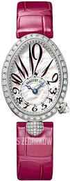 Breguet Reine De Naples Biały/Skóra Ø24.95 mm 8928BB-5P-944-DD0D-D00D3L