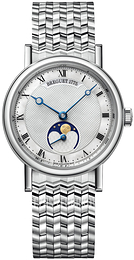 Breguet Classique Biały/18 karatowe białe złoto Ø30 mm 9087BB-52-BC0
