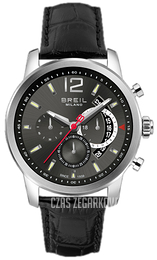 Breil Miglia Czarny/Skóra Ø44 mm TW1261