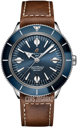 Breitling Superocean Heritage 57 Niebieski/Skóra Ø42 mm A10370161C1X2