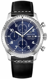 Breitling Navitimer 08 Niebieski/Skóra Ø43 mm A13314101C1X1