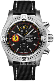 Breitling Avenger Chronograph 45 Czarny/Skóra Ø45 mm A133171A1B1X1
