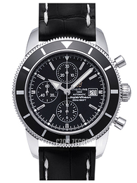 Breitling Superocean Heritage Chrono 46 Czarny/Skóra Ø46 mm A1332024-B908-760P-A20BA.1