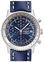 Breitling Navitimer Heritage Niebieski/Skóra Ø42 mm A1332412-C942-105X-A20BA.1