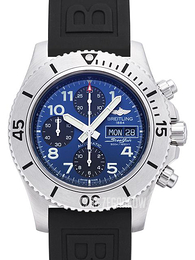 Breitling Superocean Chronograph Steelfish Niebieski/Guma Ø44 mm A13341C3-C893-158S-A20SS.1