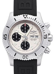 Breitling Superocean Chronograph Steelfish Srebrny/Guma Ø44 mm A13341C3-G782-152S-A20SS.1