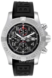 Breitling Super Avenger II Chronograph Czarny/Guma Ø48 mm A1337111.BC28.154S.A20S.1