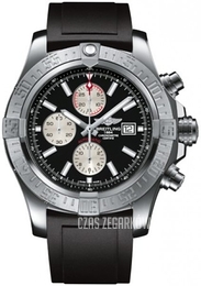 Breitling Super Avenger II Chronograph Czarny/Guma Ø48 mm A1337111.BC29.135S.A20S.1