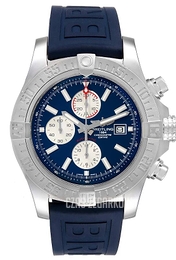 Breitling Super Avenger II Chronograph Niebieski/Guma Ø48 mm A1337111.C871.159S.A20S.1